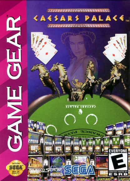 Caesar's Palace cover art for Sega Game Gear (GG) video game
