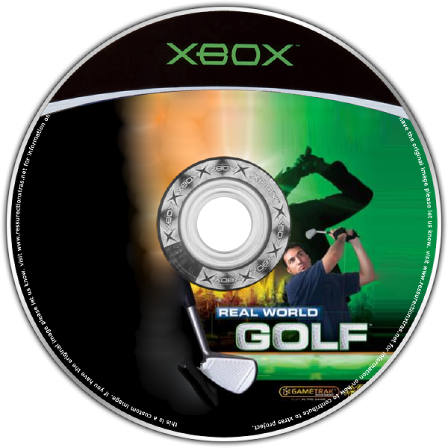 Real World Golf disc for Xbox (XBOX) video game