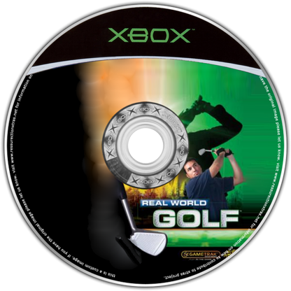 Real World Golf disc for Xbox (XBOX) video game