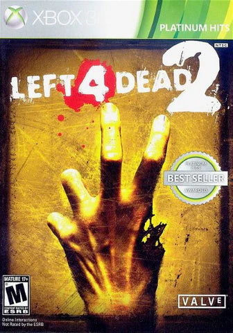 Left 4 Dead 2 [Platinum Hits] cover art for Xbox 360 (X360) cooperative zombie survival first-person shooter video game