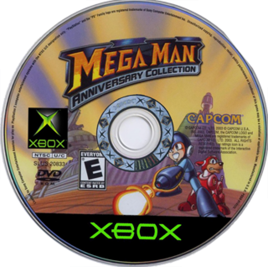 Mega Man: Anniversary Collection disc for Xbox (XBOX) video game