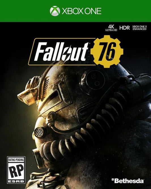 Fallout 76 cover art for Xbox One (XONE) video game