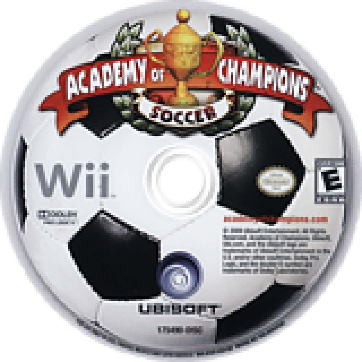 Academy of Champions Soccer disc art for Nintendo Wii (Wii) video game