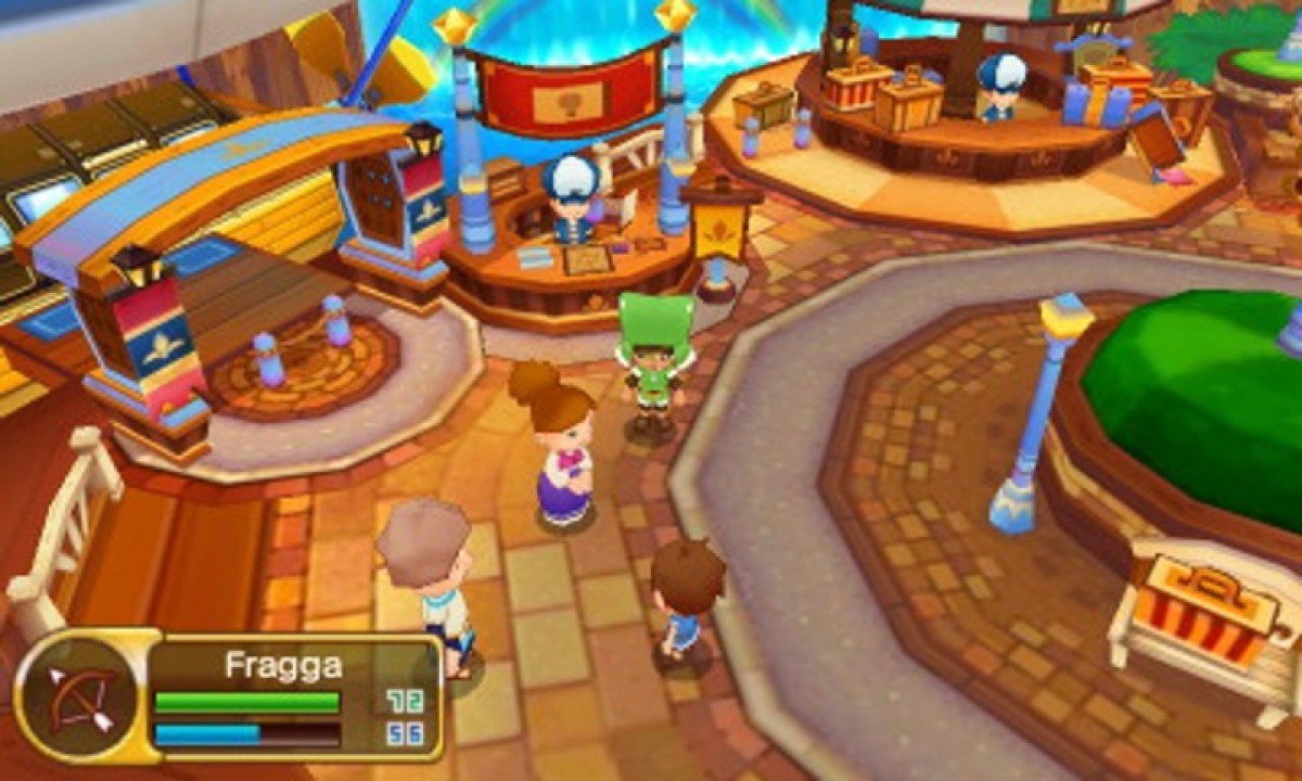 Fantasy Life Nintendo 3DS game featuring life simulation RPG gameplay with crafting professions open world exploration character customization and quest based adventure in a colorful fantasy setting gameplay