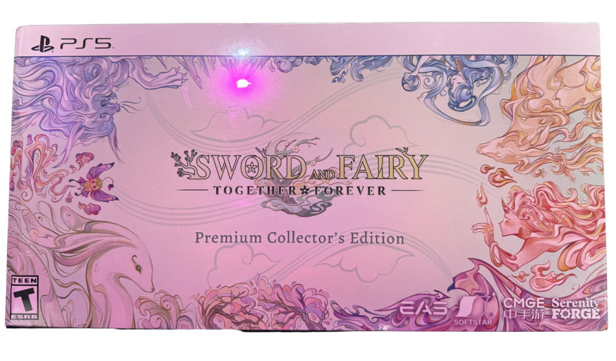 Sword and Fairy Together Forever Premium Collector's Edition video game featuring action role playing gameplay Chinese fantasy adventure martial arts combat character development mystical environments story driven exploration magical abilities and premium collector's edition collectible gaming appeal retro video game collection collectible gaming appeal front