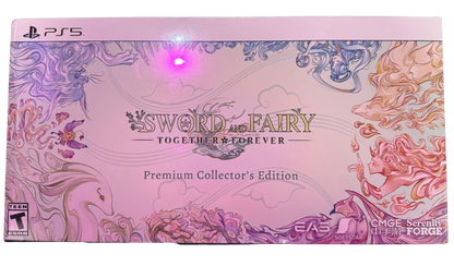 Sword and Fairy Together Forever Premium Collector's Edition video game featuring action role playing gameplay Chinese fantasy adventure martial arts combat character development mystical environments story driven exploration magical abilities and premium collector's edition collectible gaming appeal retro video game collection collectible gaming appeal front