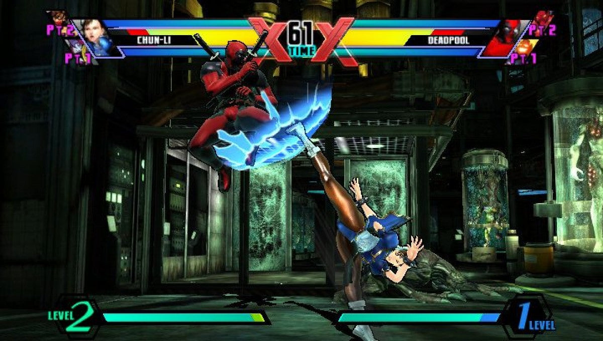 Ultimate Marvel vs Capcom 3 PlayStation Vita PS VITA gameplay for retro video game enthusiasts featuring fast paced crossover fighting gameplay iconic Marvel and Capcom character roster combo heavy combat mechanics tag team battles colorful arcade style visuals and portable competitive fighting game experience and collectible gaming appeal