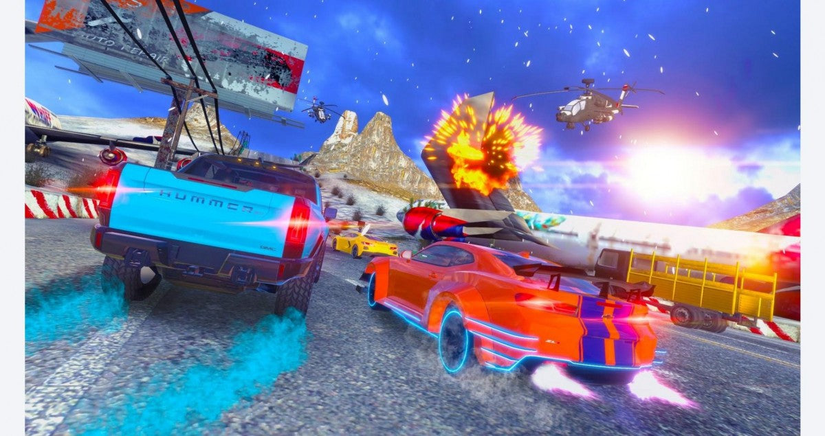 Cruis'n Blast gameplay image for Nintendo Switch (NS) video game 