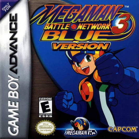 Mega Man Battle Network 3: Blue cover art for Game Boy Advance (GBA) video game