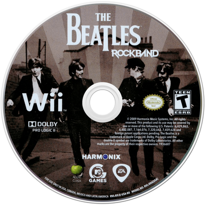 The Beatles: Rock Band – Nintendo Wii (Wii) rhythm music band performance video game disc