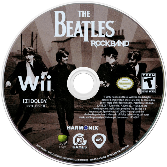 The Beatles: Rock Band – Nintendo Wii (Wii) rhythm music band performance video game disc