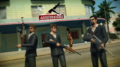 The Godfather II for PlayStation 3 open world crime action game based on the film featuring Mafia family management third person shooting missions strategy elements gameplay