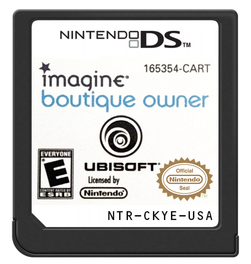 Imagine: Boutique Owner – Nintendo DS: Design and manage your own fashion boutique, create outfits, and serve stylish customers cartridge