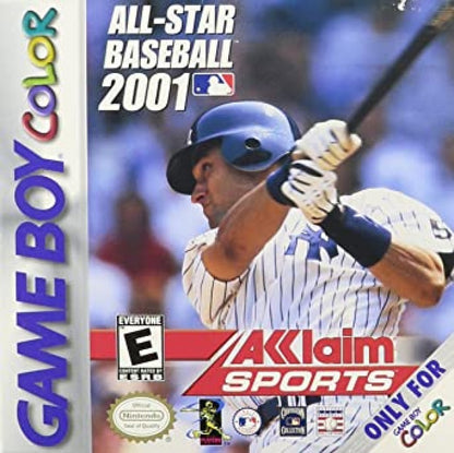 All-Star Baseball 2001 cover art for Game Boy Color (GBC) video game