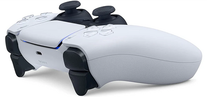 PlayStation 5 DualSense Wireless Controller new official white accessory immersive gaming haptic feedback adaptive triggers side of controller