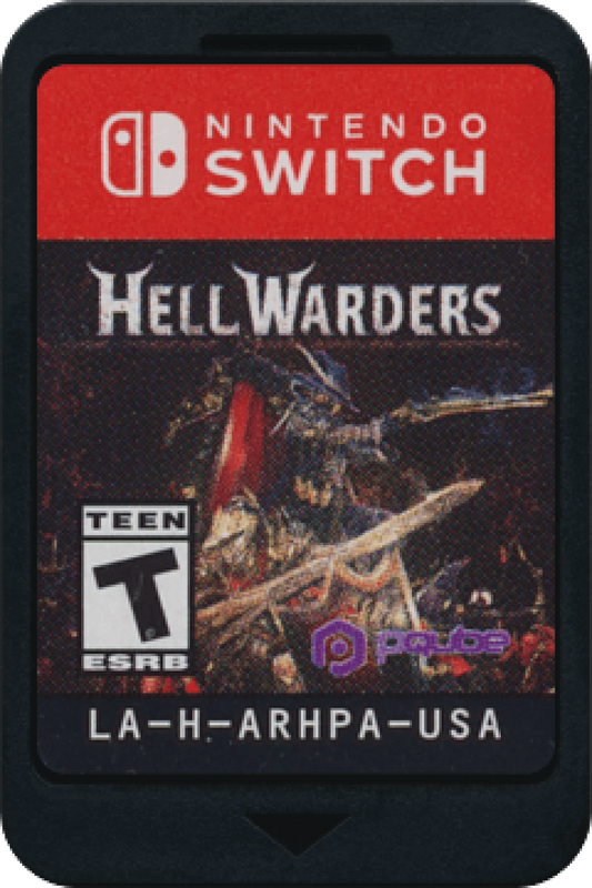 Hell Warders cartridge for Nintendo Switch NS video game