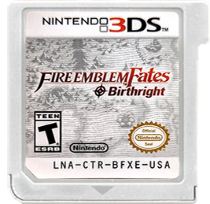 Fire Emblem Fates Birthright Nintendo 3DS 3DS for tactical role playing video game fans featuring turn based strategy battles deep character progression fantasy storytelling unit customization relationship building challenging missions cartridge art