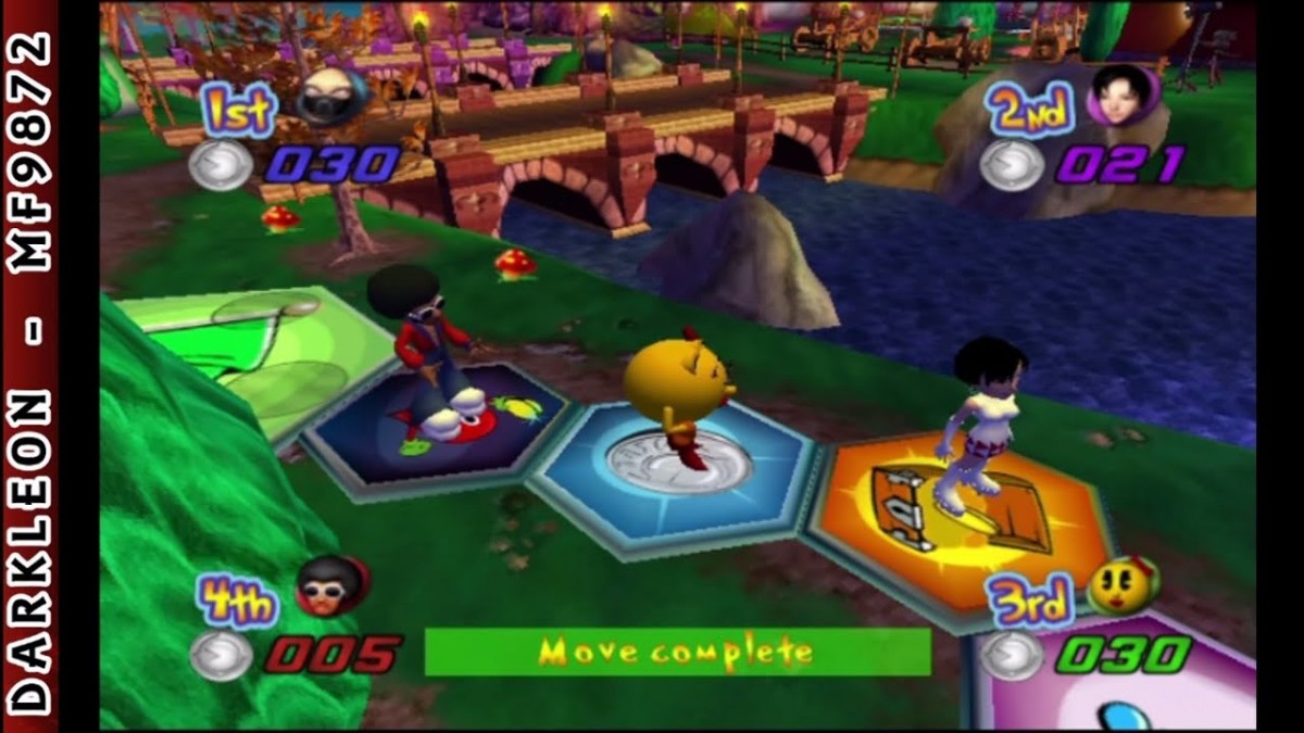 Pac-Man Fever start screen for Nintendo GameCube (GC) party video game