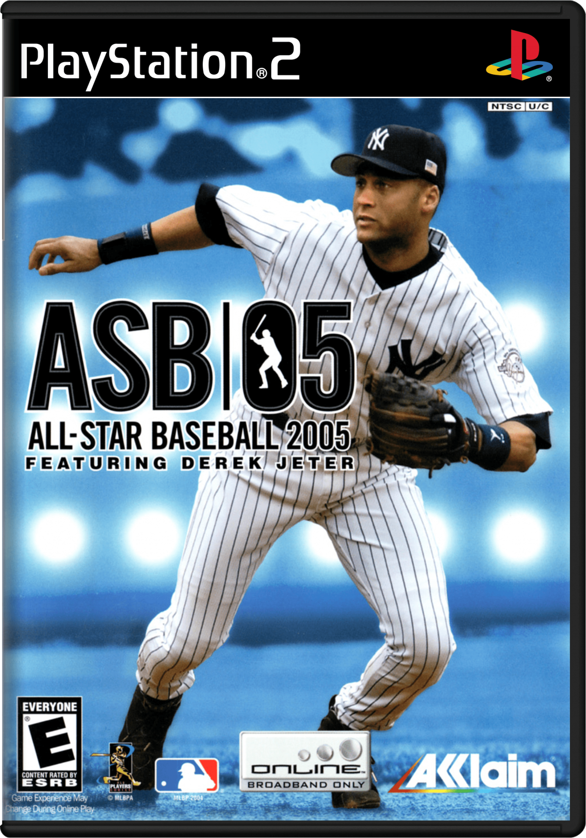 All-Star Baseball 2005 PS2 sports baseball video game cover art.