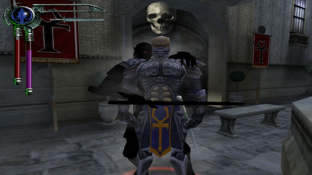 Blood Omen 2 for PlayStation 2 with dark vampire-themed action-adventure focus gameplay