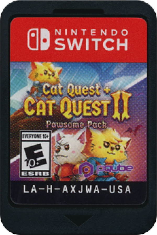 Cat Quest plus Cat Quest II Pawsome Pack cartridge for Nintendo Switch NS video game