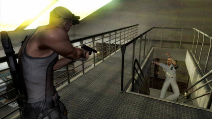 Tom Clancy's Splinter Cell Double Agent GameCube game featuring stealth action gameplay and tactical espionage missions gameplay screenshot