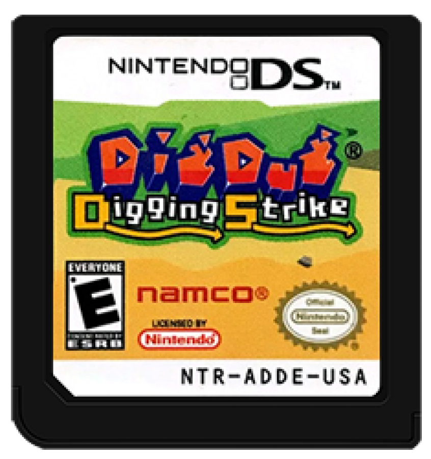 Dig Dug: Digging Strike cartridge for Nintendo DS (DS) arcade action puzzle video game