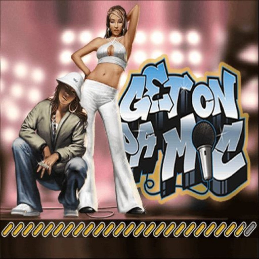 Get on Da Mic load screen for PlayStation 2 (PS2) hip-hop karaoke rhythm video game