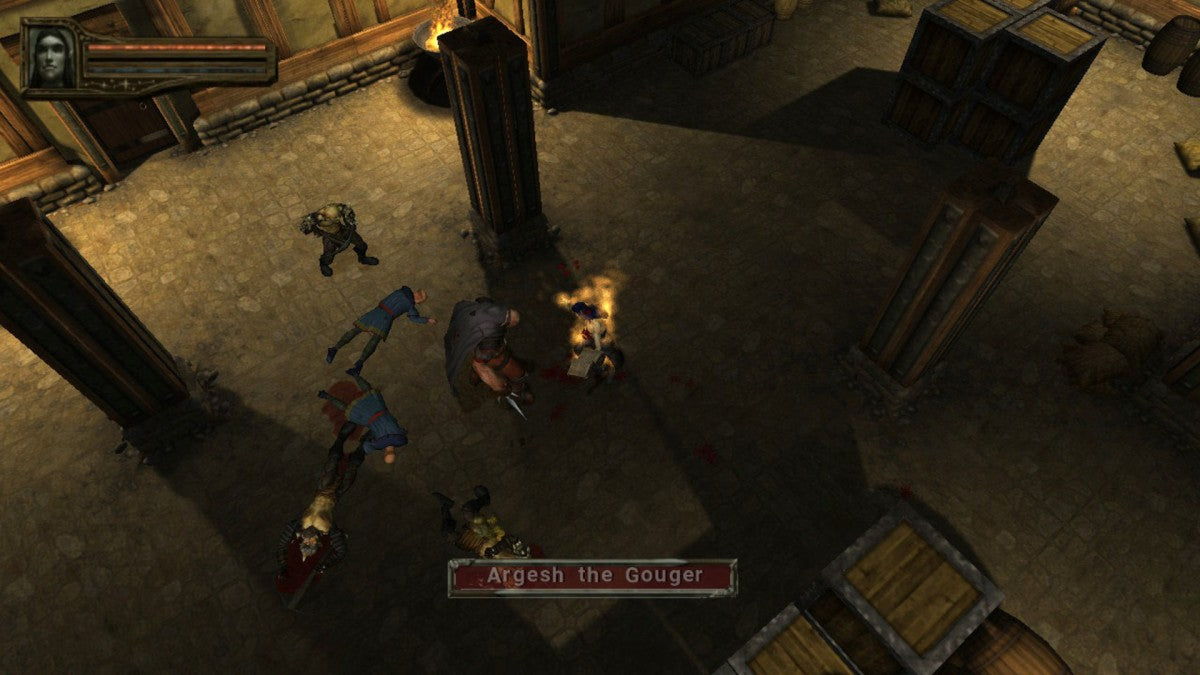 Baldurs Gate Dark Alliance 2 retro PlayStation 2 video game Baldurs Gate fantasy action RPG dungeon crawler hack and slash cooperative gameplay console title PlayStation 2 release gameplay