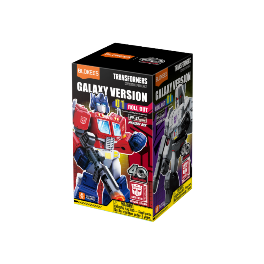 Blokees Transformers Galaxy Version 01 Rollout (71100) Blind Box 9-Pieces Set 0425 Collectible Figures Autobot Decepticon