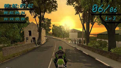 Suzuki TT Superbikes – PlayStation 2 (PS2) video game gameplay,  motorcycle racing simulation.