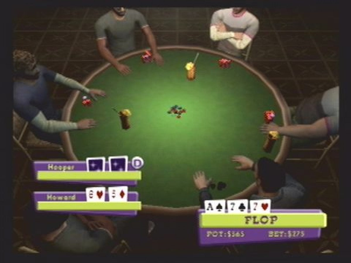 World Championship Poker – PlayStation 2 (PS2) video game gameplay, poker simulation.