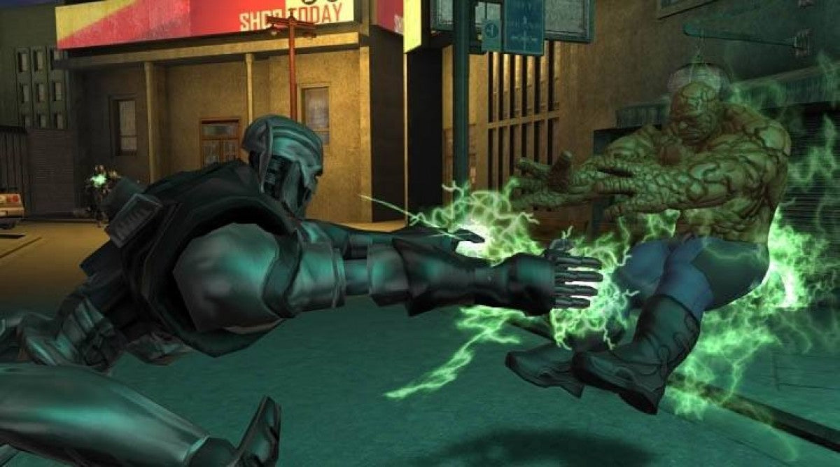 Fantastic Four: Rise of the Silver Surfer for PlayStation 2 action beat em up game based on the Marvel film featuring Mr Fantastic Invisible Woman Human Torch The Thing co op superhero combat gameplay
