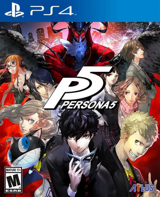 Persona 5 cover art for PlayStation 4 (PS4) video game