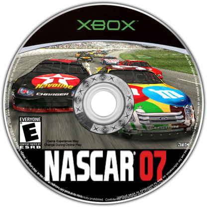 NASCAR 07 disc for Xbox (XBOX) video game