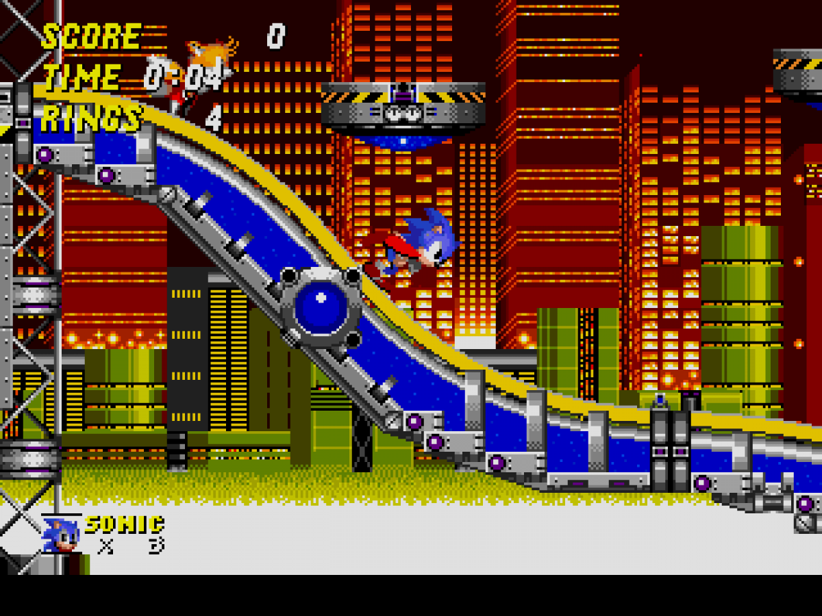 Sonic the Hedgehog 2 Not For Resale retro Sega Genesis video game featuring fast paced platform gameplay, multiplayer Sonic action, side scrolling adventure and classic Genesis entertainment - gameplay