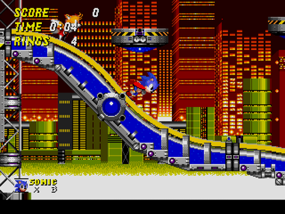 Sonic the Hedgehog 2 Not For Resale retro Sega Genesis video game featuring fast paced platform gameplay, multiplayer Sonic action, side scrolling adventure and classic Genesis entertainment - gameplay