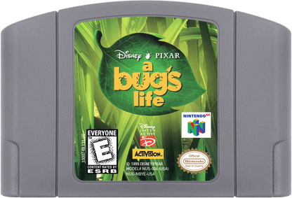 Disney Pixar A Bugs Life cartridge for Nintendo 64 platformer video game