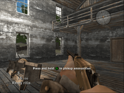 History Channel Civil War Secret Missions PlayStation 2 PS2 video game, first-person shooter, historical military missions, strategy action gameplay screenshot