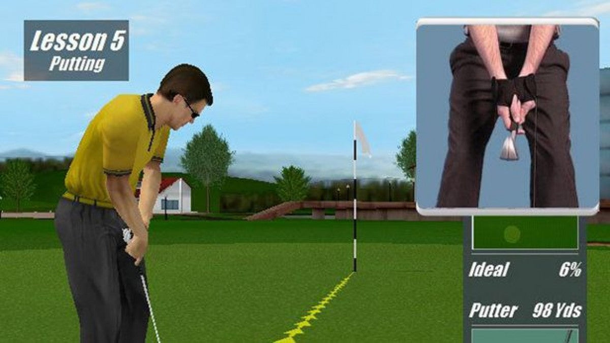 Real World Golf – PlayStation 2 (PS2) video game gameplay, golf sports simulation game.