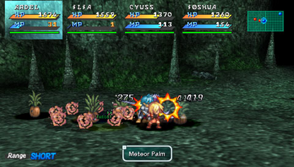 Star Ocean: First Departure gameplay for PlayStation Portable (PSP) action role-playing game
