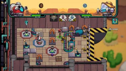 Connectank JP Import Nintendo Switch game featuring strategic tank-building combat and mission-based gameplay screenshot