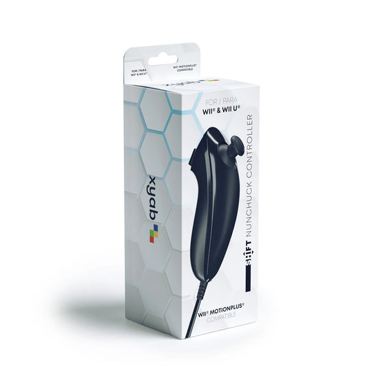 Wired Nunchuck Controller Black for Nintendo Wii Wii U accessory