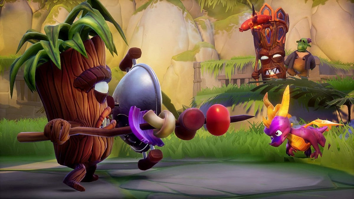 Spyro Reignited Trilogy Xbox One remastered collection featuring Spyro the Dragon, Spyro 2 Ripto's Rage, and Spyro Year of the Dragon with updated graphics, platforming adventure, and collectible gems, tested working, fast shipping gameplay
