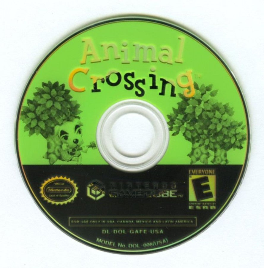Animal Crossing [Player's Choice, with Memory Card] disc for GameCube (GC) life simulation video game