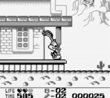 Tiny Toon Adventures 2 Montana's Movie Madness Nintendo Game Boy GB for retro video game enthusiasts featuring side scrolling action platforming gameplay Looney Tunes inspired cartoon characters colorful levels classic handheld adventure challenging platforming stages and collectible gaming appeal gameplay