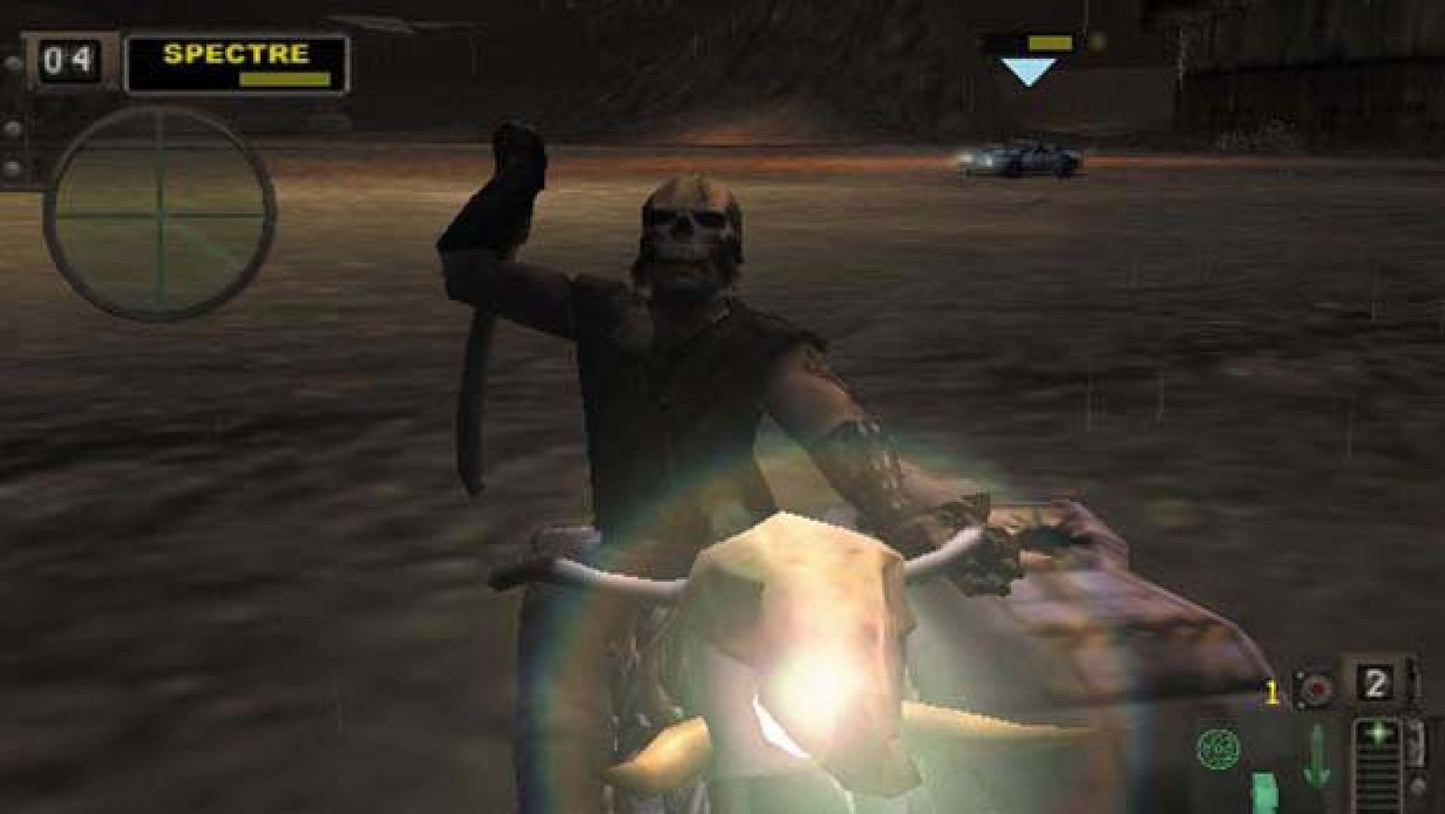 Twisted Metal: Black – PlayStation 2 (PS2) video game gameplay, vehicular combat.