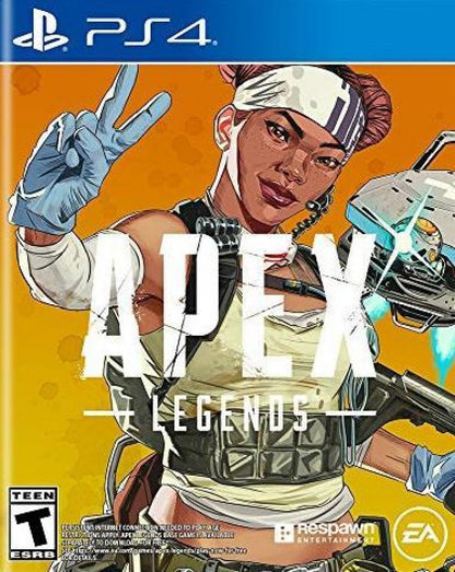 Apex Legends Lifeline Edition PlayStation 4 game featuring battle royale action and exclusive Lifeline cosmetic content no code included front cover