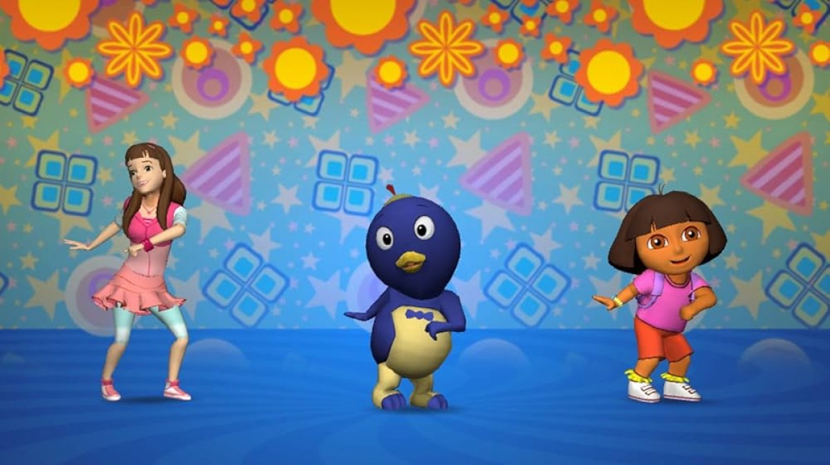 Nickelodeon Dance for Xbox 360 with kid-friendly dance routines featuring popular Nickelodeon characters gameplay
