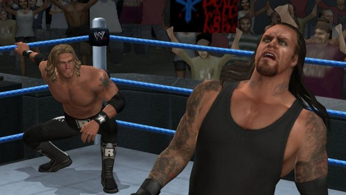 WWE SmackDown vs. Raw 2009 – PlayStation 2 (PS2) video game gameplay, pro wrestling.